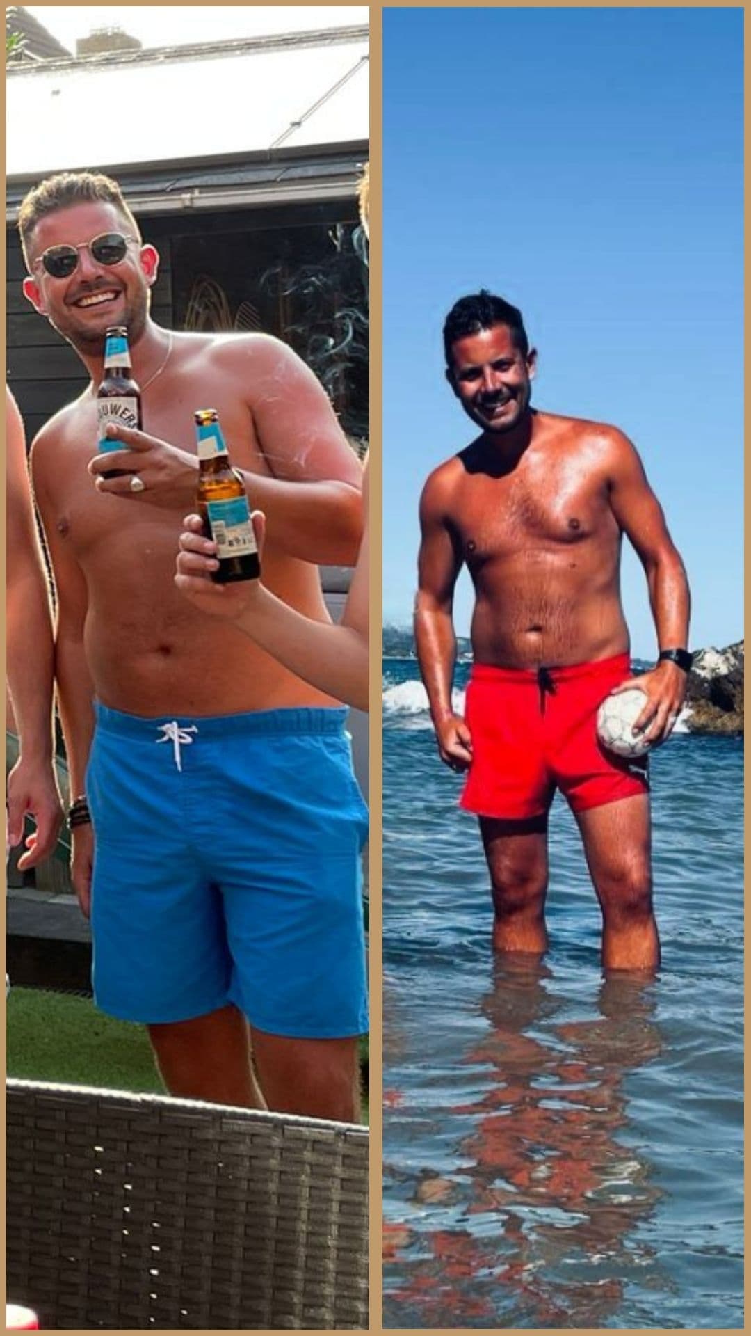 Robert voor en na transformatie